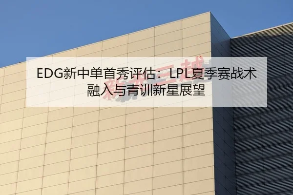 EDG新中单首秀评估：LPL夏季赛战术融入与青训新星展望